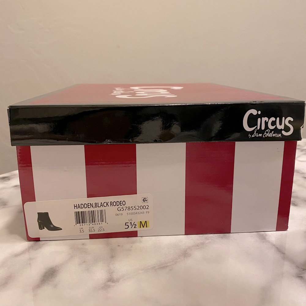 Circus by Sam Edelman, Hadden, Black Rodeo Ankle Boot - Picture 7 of 14